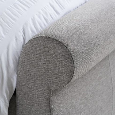 Lancaster Fabric Bed Grey